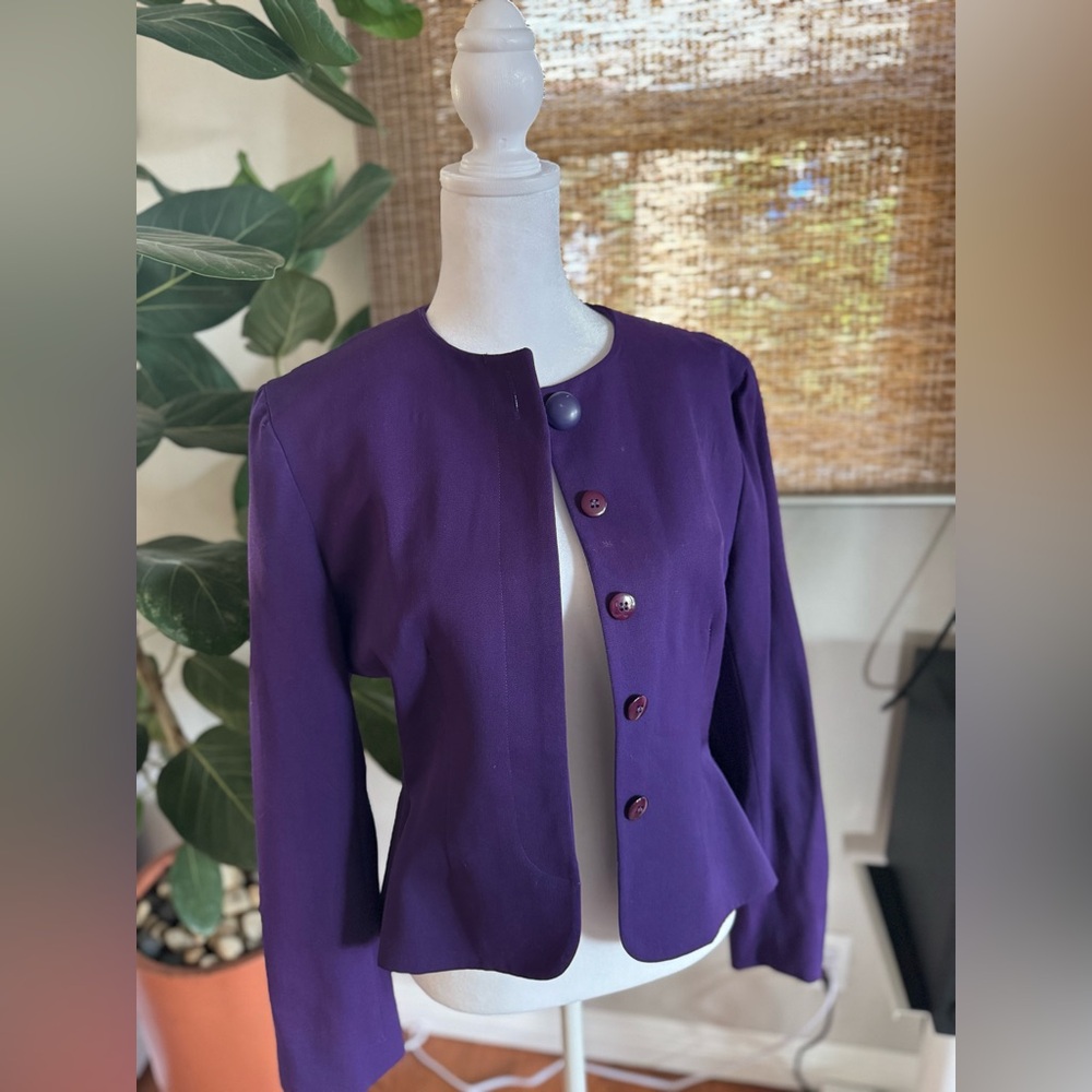 Vintage Dior Purple Blazer